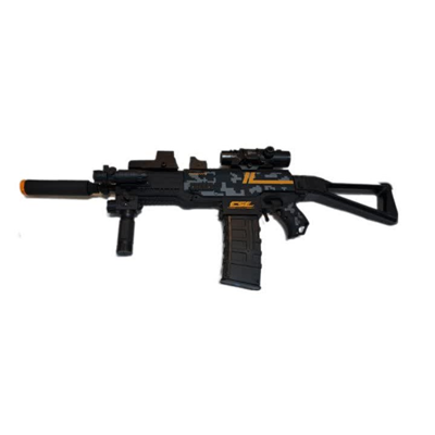 تفنگ اسباب بازی مسلسل شارژی تیر اسفنجی RPEX ASSEMBLED SOFT BULLET GUN SERIES_اسباب بازی